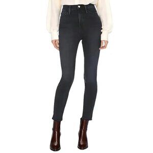 FRAME Ali High Rise Skinny Cigarette Jeans Wayfarer Wash Size 28 EUC